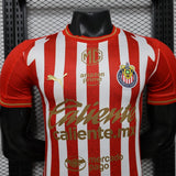 Chivas 2026/27 Home Jersey – Player Version – White/Red