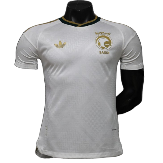 Saudi Arabia 2026/27 Home Jersey – Player Version – White/Gold