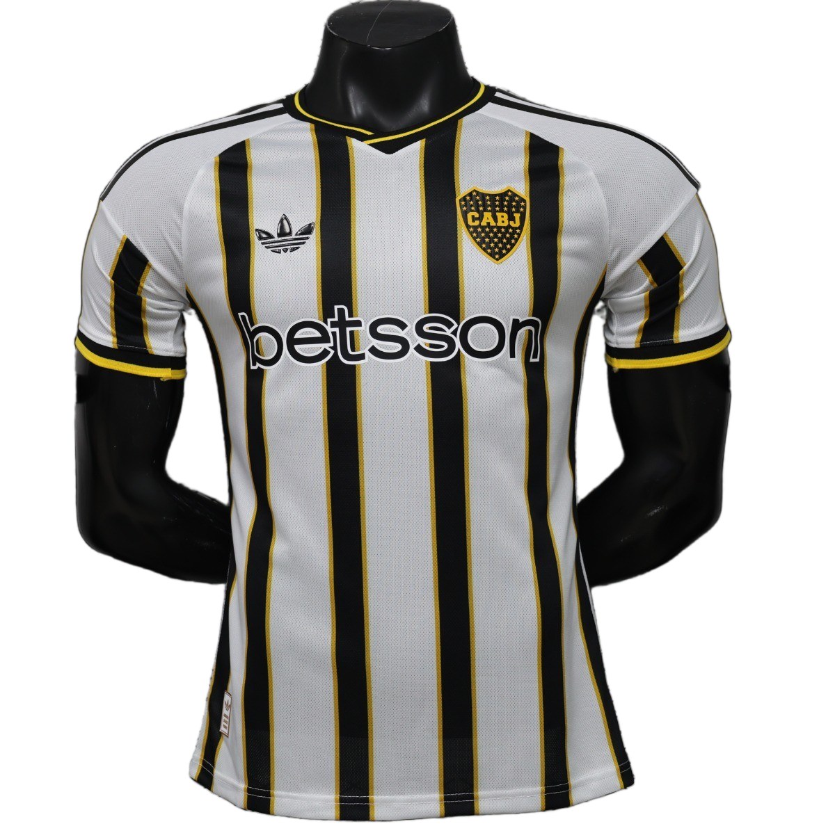 Boca Juniors 2025/26 Away Jersey – Player Version – Special Edition – Black/White