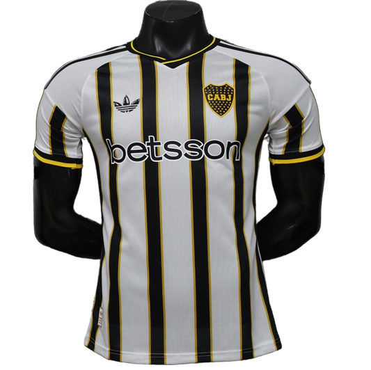 Boca Juniors 2025/26 Away Jersey – Player Version – Special Edition – Black/White