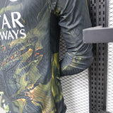 Paris Saint – Germain 2026/27 Cuarta camiseta – Versión jugador – Manga larga – Edición especial – Negro/Verde/Dorado