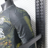 Paris Saint – Germain 2026/27 Cuarta camiseta – Versión jugador – Manga larga – Edición especial – Negro/Verde/Dorado