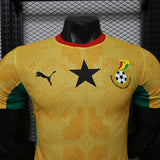 Ghana 2026/27 Away Jersey – Player Version – Red/Green/Yellow