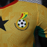 Ghana 2026/27 Away Jersey – Player Version – Red/Green/Yellow