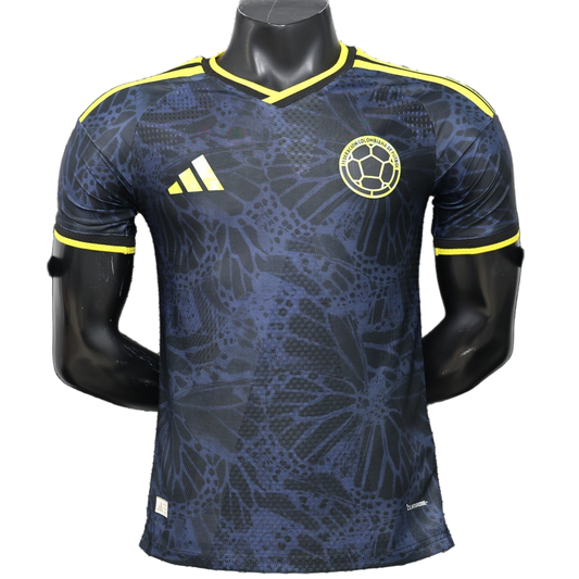 Colombia 2026/27 Away Jersey – Player Version – Special Edition – Blue/Navy/Yellow