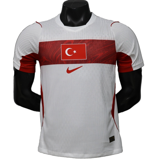 Turkey 2026/27 Away Jersey – Player Version – White/Red