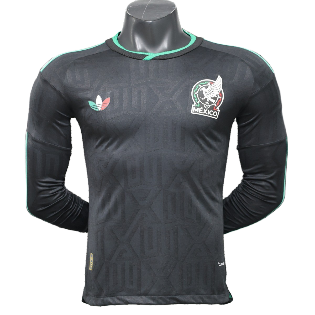 Mexico 2026/27 Away Jersey – Player Version – Long Sleeve – Black