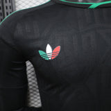 Mexico 2026/27 Away Jersey – Player Version – Long Sleeve – Black