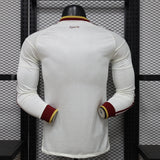 Spain 2026/27 Away Jersey – Player Version – Long Sleeve – White