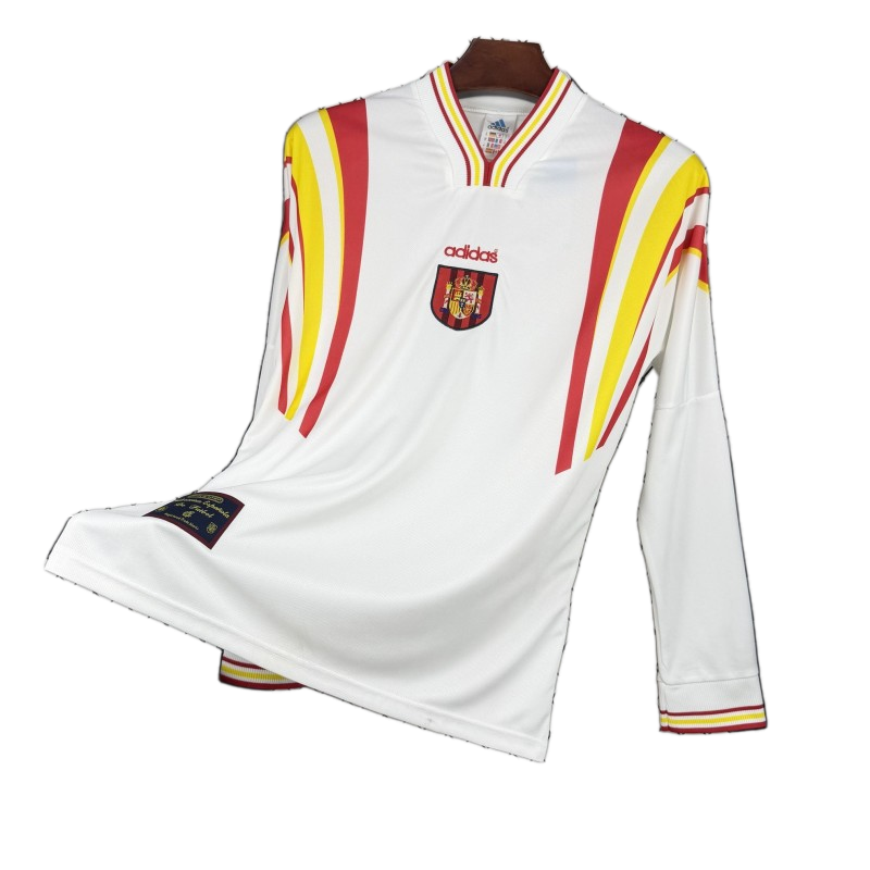 Spain 1996 Away Jersey – Long Sleeve – Retro Version