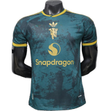 Manchester United 2026/27 Third Jersey – Player Version – Special Edition – Gold/Teal