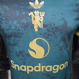Manchester United 2026/27 Third Jersey – Player Version – Special Edition – Gold/Teal