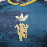 Manchester United 2026/27 Third Jersey – Player Version – Special Edition – Gold/Teal