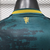 Manchester United 2026/27 Third Jersey – Player Version – Special Edition – Gold/Teal