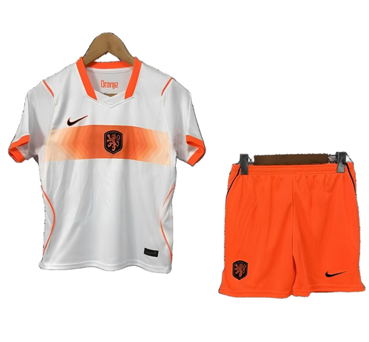 Netherlands 2026 Away Kids Kit – White