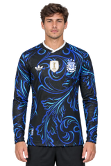 Argentina 2026/27 Jersey – Player Version – Long Sleeve – Black/Blue