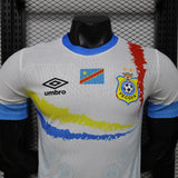 DR Congo 2026/27 Away Jersey – Player Version – Special Edition – White/Blue