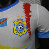 DR Congo 2026/27 Away Jersey – Player Version – Special Edition – White/Blue