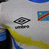 DR Congo 2026/27 Away Jersey – Player Version – Special Edition – White/Blue