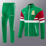 Mexico 2026/27 Training Tracksuit – Retro Version – Red/Green