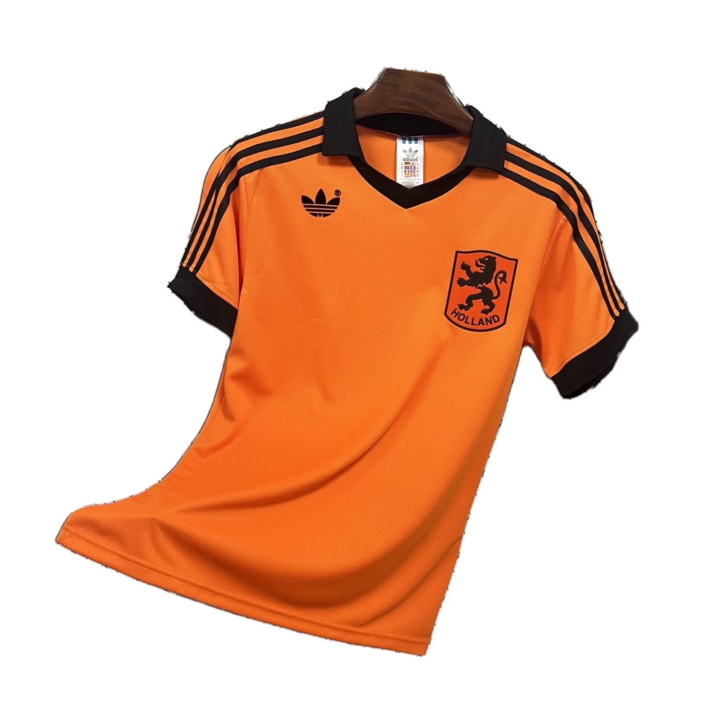 Netherlands 1980 Home Jersey – Retro Version
