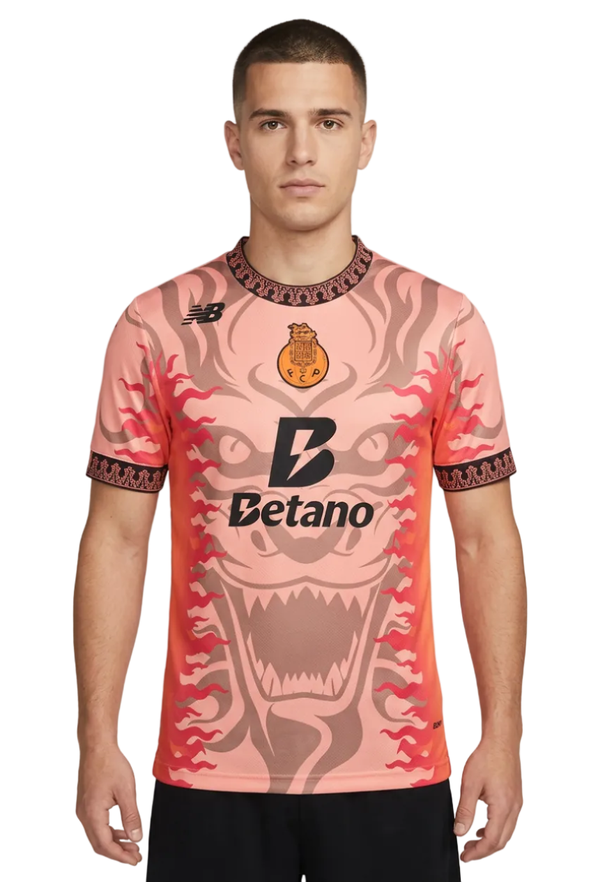 Porto 2026/27 Jersey – Special Edition – Coral Graphic