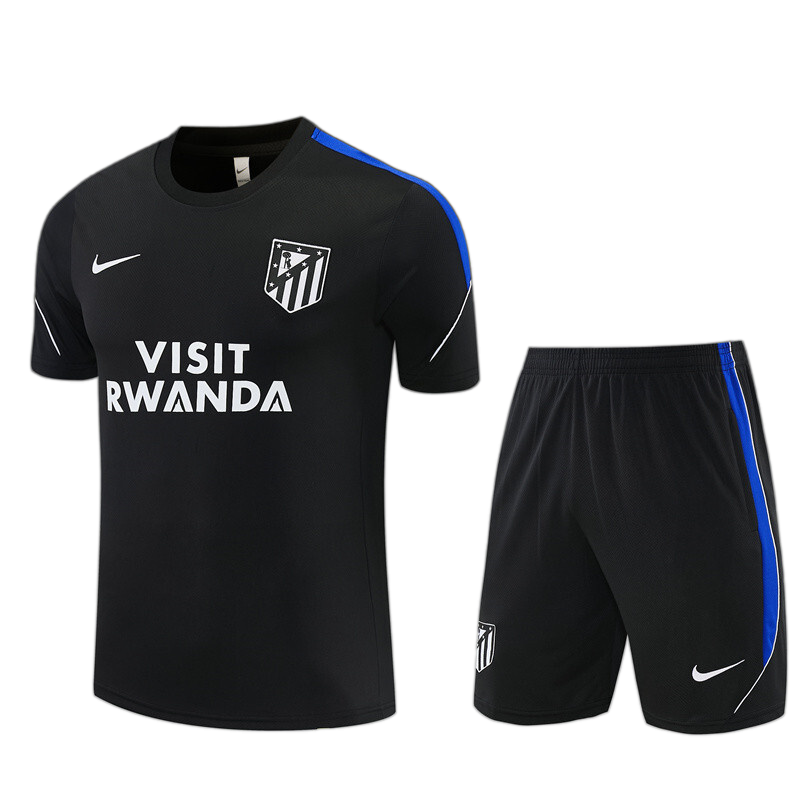 Atlético Madrid 2026 Jersey – Kids – Black – Short Shorts