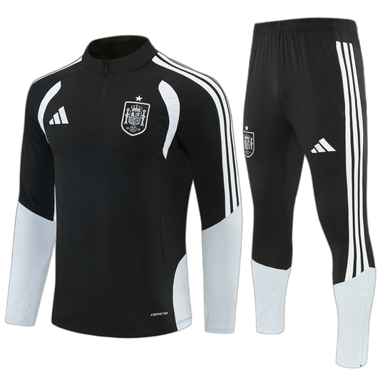 Spain 2026 Training Kids Kit – Black/White