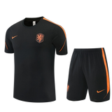 Netherlands 2026 Kids Kit – Black/Orange