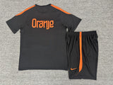 Netherlands 2026 Kids Kit – Black/Orange