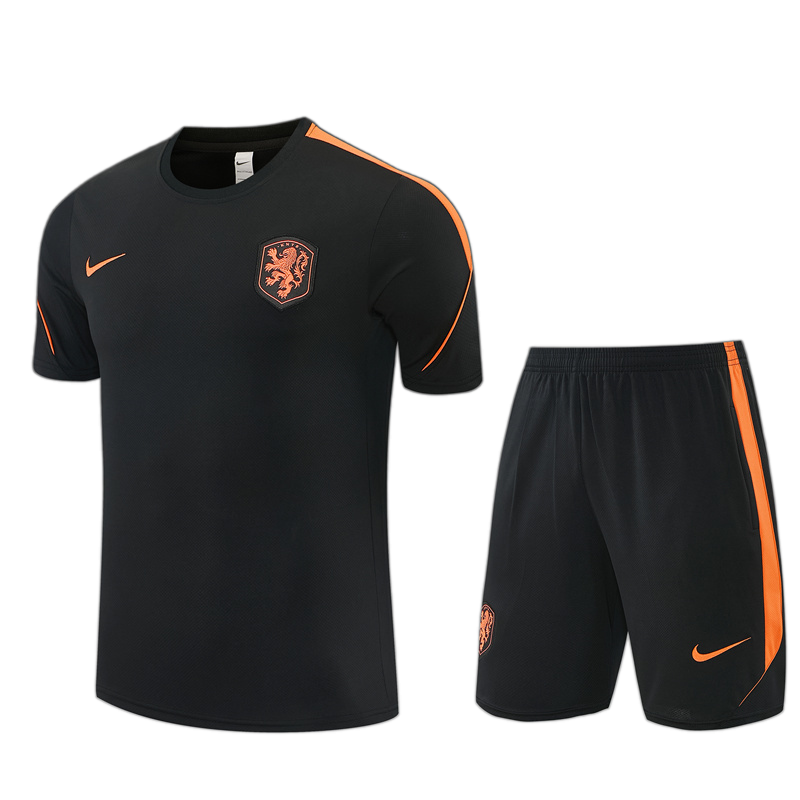 Netherlands 2026 Adult Kit – Black/Orange