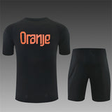 Netherlands 2026 Adult Kit – Black/Orange