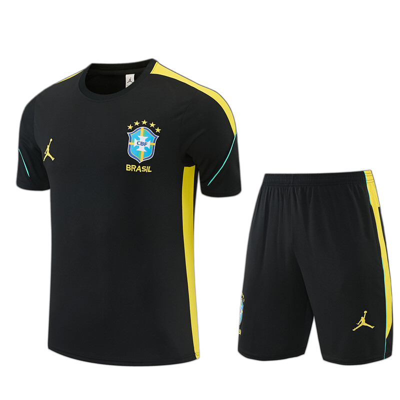 Brazil 2026 Kids Kit – Black/Yellow