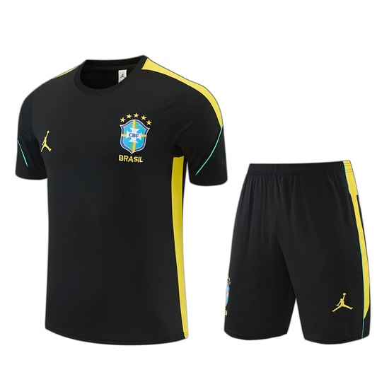 Brazil 2026 Kids Kit – Black/Yellow