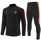 Netherlands 2026 Training Kids Kit – Black/Orange