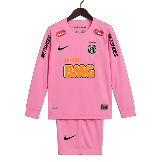 Santos 2012/13 Away Kids Kit – Long Sleeve – Retro Version – Pink