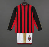 AC Milan 2013/14 Home Kids Kit – Long Sleeve – Retro Version