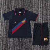FC Barcelona 2002/03 Third Kids Kit – Retro Version