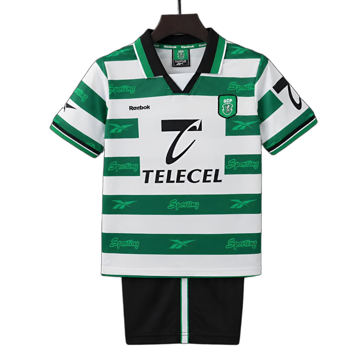 Sporting 1999/00 Home Kids Kit – Retro Version
