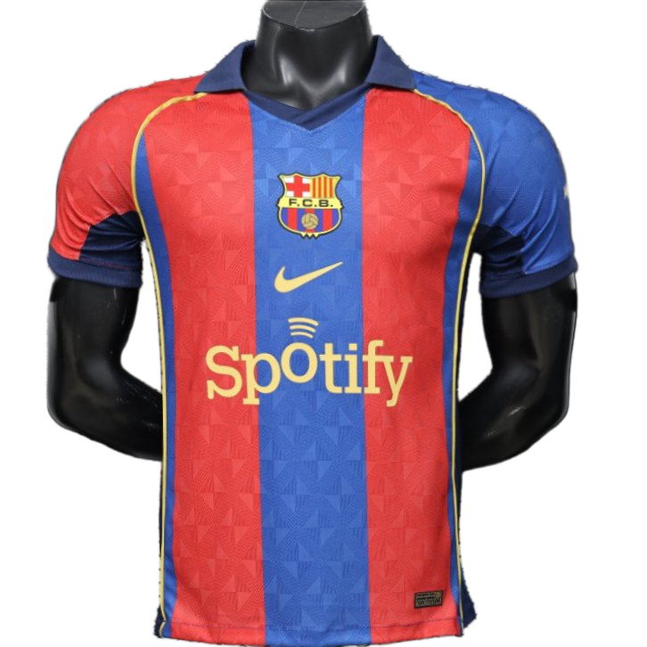 FC Barcelona 2026/27 Home Jersey – Player Version – Red/Blue – Stripe