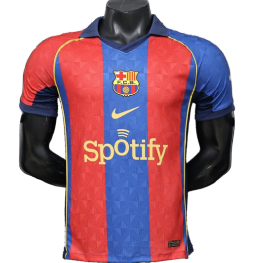 FC Barcelona 2026/27 Home Jersey – Player Version – Red/Blue – Stripe