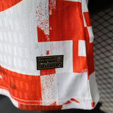 Croatia 2026 Home Jersey – Player Version – White/Red – Checkerboard Pattern