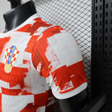 Croatia 2026 Home Jersey – Player Version – White/Red – Checkerboard Pattern