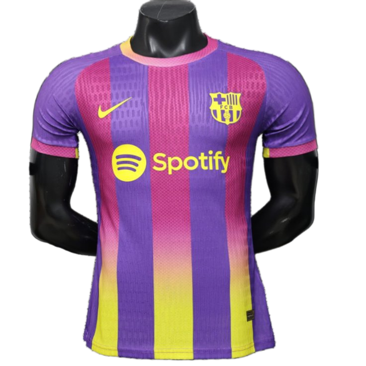 FC Barcelona 2026/27 Third Jersey – Player Version – Yellow/Purple/Pink