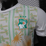 Ivory Coast 2026 Away Jersey – Player Version – White – Tropical Sunflower Print