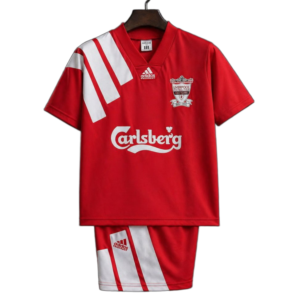 Liverpool 1992/93 Home Kids Kit – Retro Version