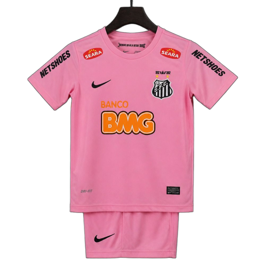 Santos 2012/13 Away Kids Kit – Retro Version – Pink