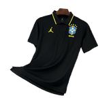 Brazil 2026 Polo Jersey – Black/Yellow