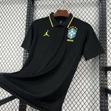 Brazil 2026 Polo Jersey – Black/Yellow