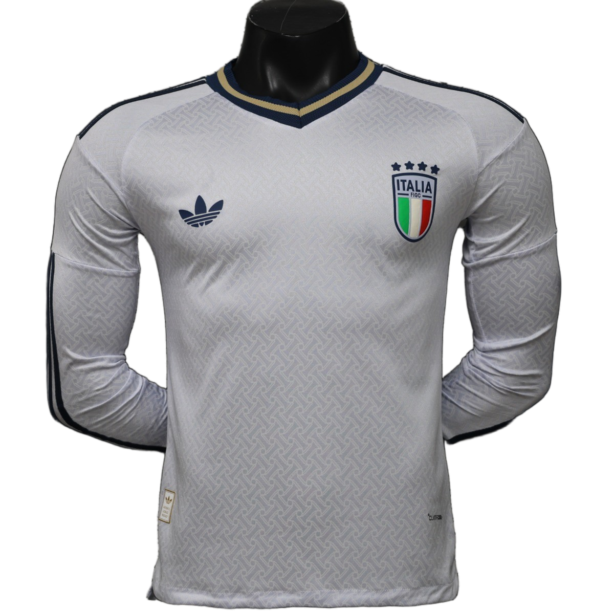 Italy 2026 Away Jersey – Player Version – Long Sleeve – White